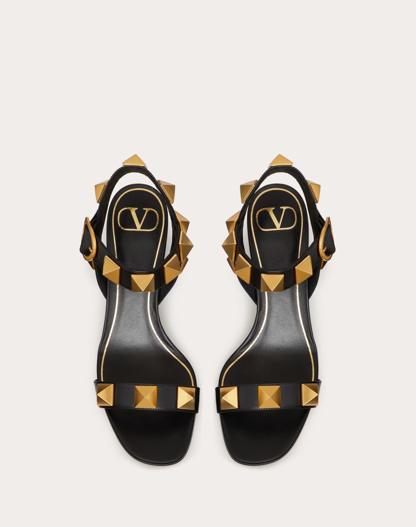 Valentino Handbags Sandalo Roman Stud In Vitello 60mm per Donna in Light Ivory | Valentino IT Offerta speciale della fabbrica