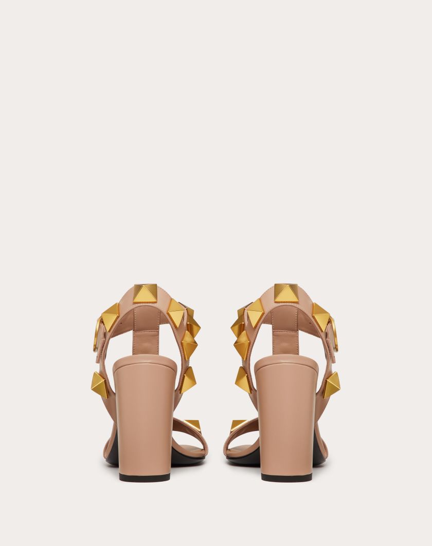 Valentino Handbags Sandalo Roman Stud In Vitello 90mm per Donna in Rose Cannelle | Valentino IT Fino al 55% di sconto
