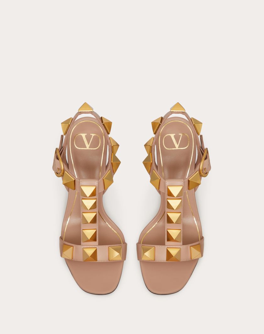 Valentino Handbags Sandalo Roman Stud In Vitello 90mm per Donna in Rose Cannelle | Valentino IT Fino al 55% di sconto