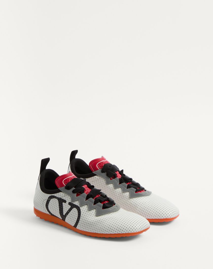 Valentino Handbags Sneaker Chromathon In Nappa Traforata per Donna in Multicolor | Valentino IT Officina
