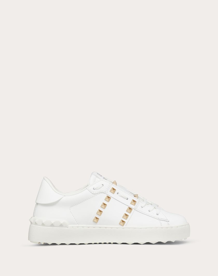 Valentino Handbags Sneaker Rockstud Untitled per Donna in Bianco | Valentino IT Italy