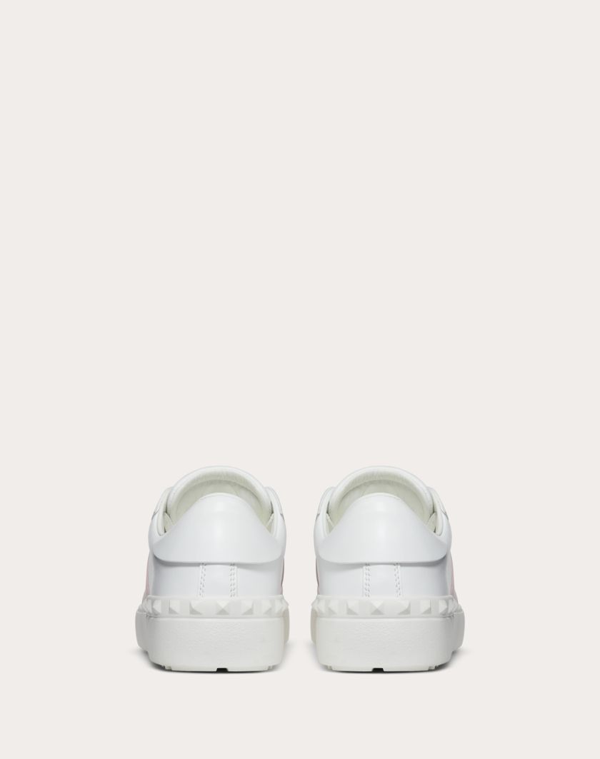Valentino Handbags Sneaker Open In Vitello per Donna in Bianco/water Rose | Valentino IT Vendita