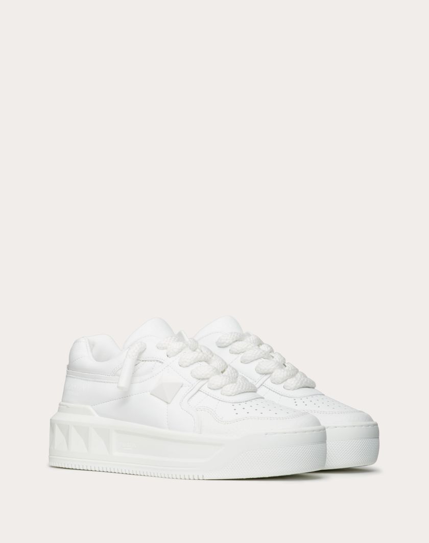 Valentino Handbags Sneaker One Stud Xl In Nappa per Donna in Bianco | Valentino IT Soddisfazione Garantita