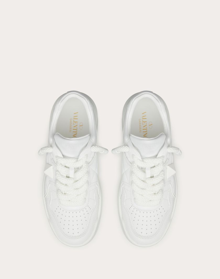 Valentino Handbags Sneaker One Stud Xl In Nappa per Donna in Bianco | Valentino IT Soddisfazione Garantita