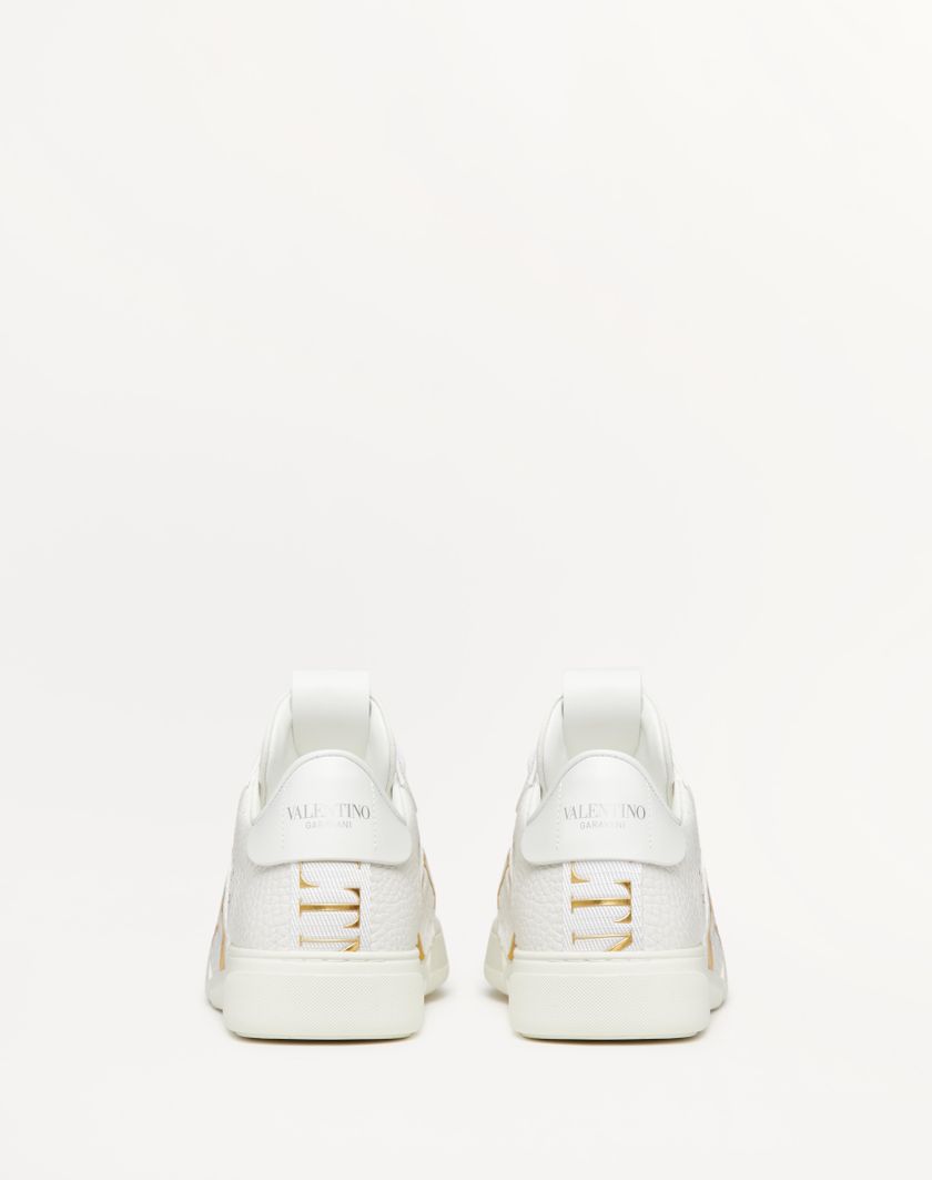 Valentino Handbags Sneaker Vl7n In Vitello E Nastri per Donna in Bianco/antique Brass | Valentino IT Promozione Limitata