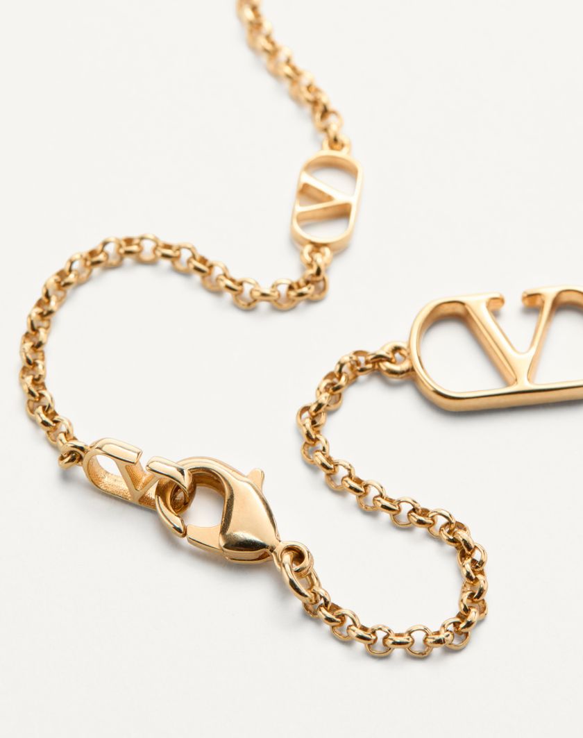 Valentino Handbags Collana Vlogo Signature In Metallo per Donna in Oro | Valentino IT Negozio online di fabbrica