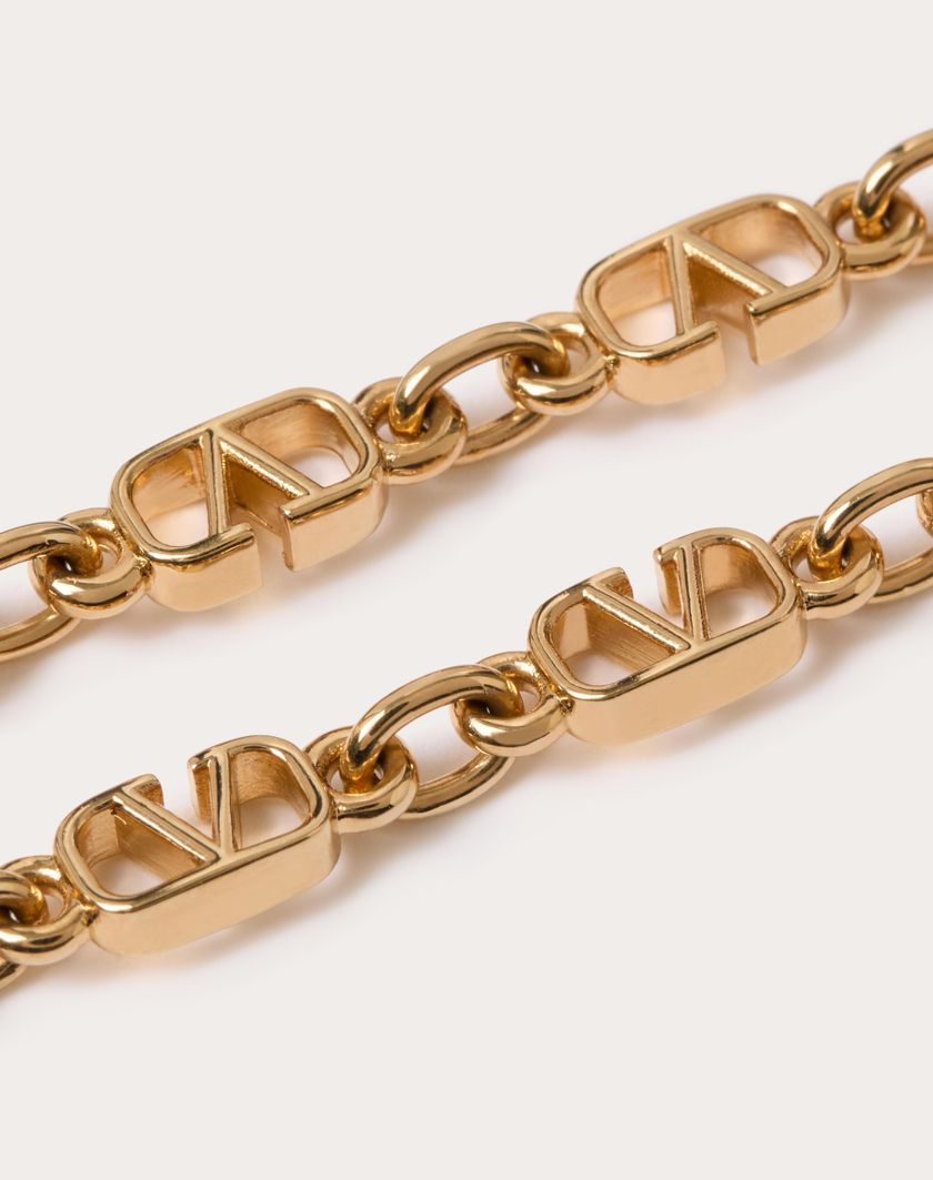 Valentino Handbags Collana Vlogo Signature In Metallo per Donna in Oro | Valentino IT Offerta speciale