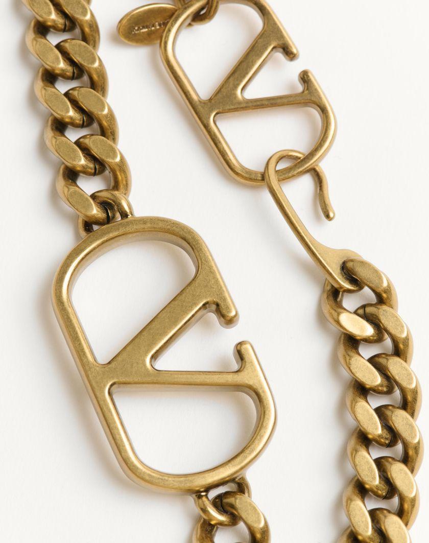 Valentino Handbags Cintura A Catena Vlogo Signature per Donna in Antique Gold | Valentino IT Offerta San Valentino