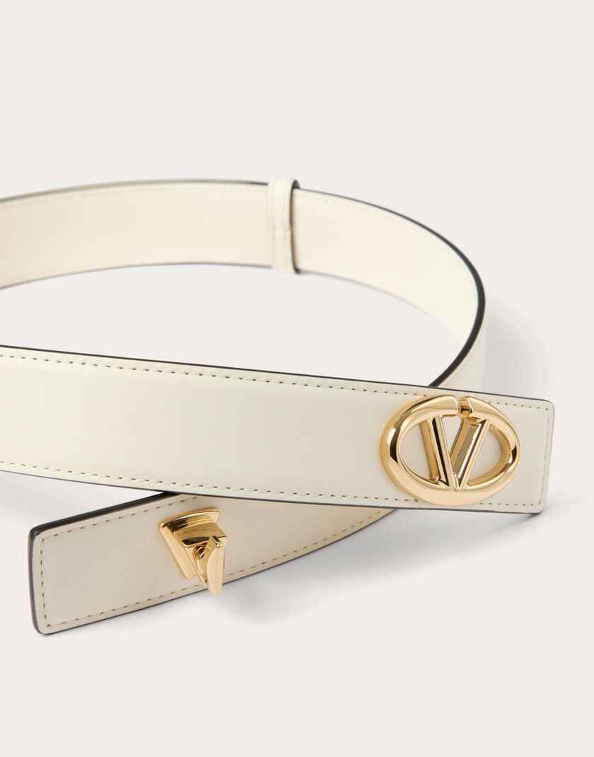 Valentino Handbags Cintura Vlogo The Bold Edition In Vitello 30 Mm per Donna in Nero | Valentino IT Offerte esclusive