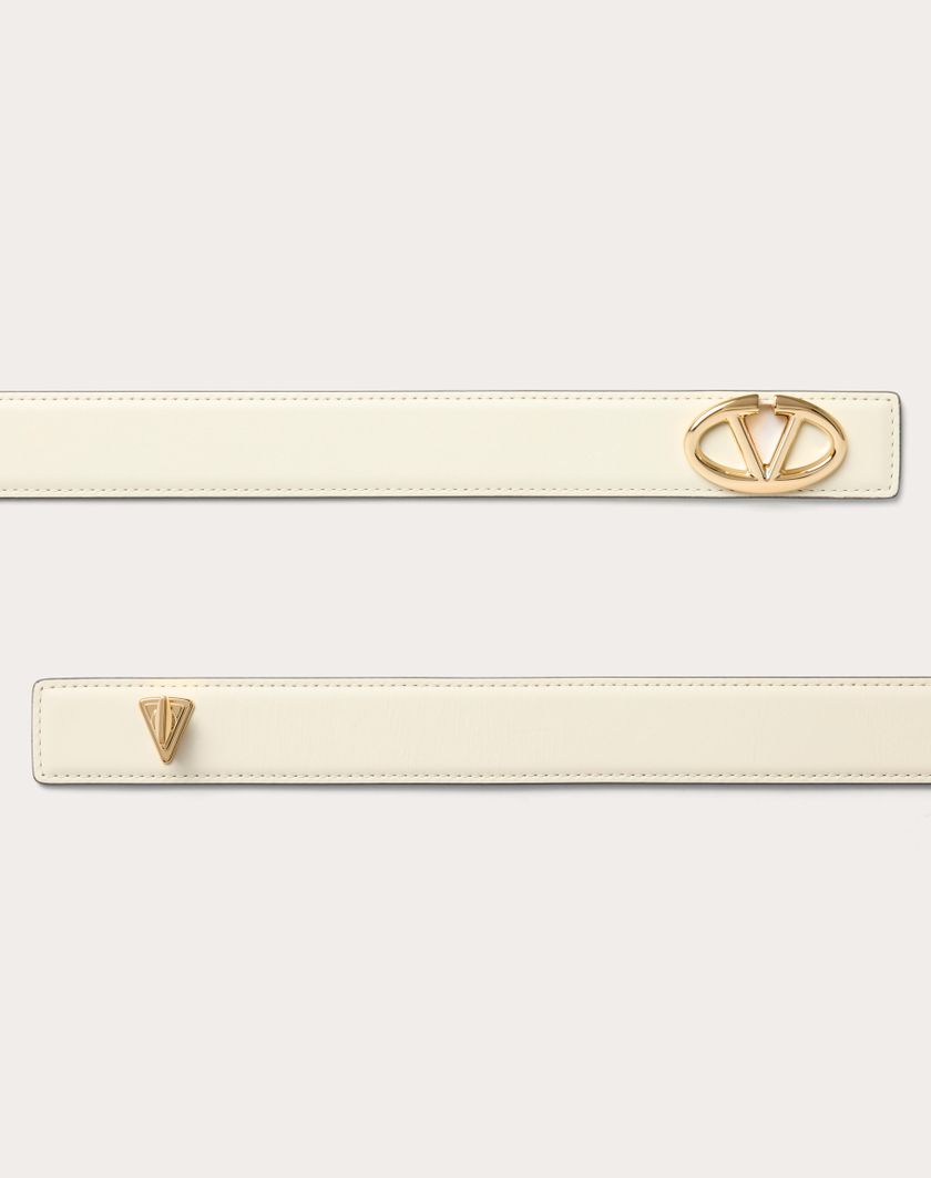 Valentino Handbags Cintura Vlogo The Bold Edition In Vitello 30 Mm per Donna in Tabacco | Valentino IT Lightning offer