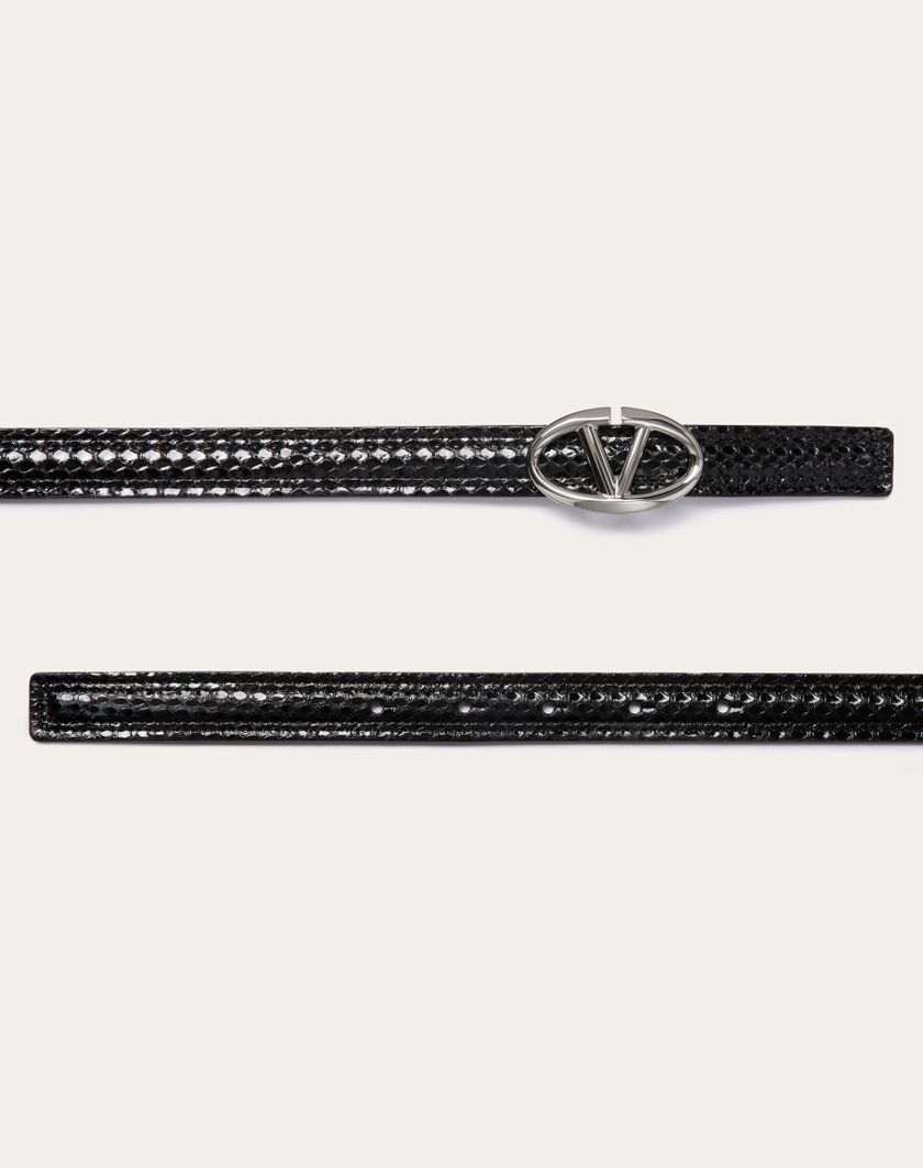 Valentino Handbags Cintura Vlogo The Bold Edition In Ayers 20 Mm per Donna in Nero | Valentino IT Liquidazione