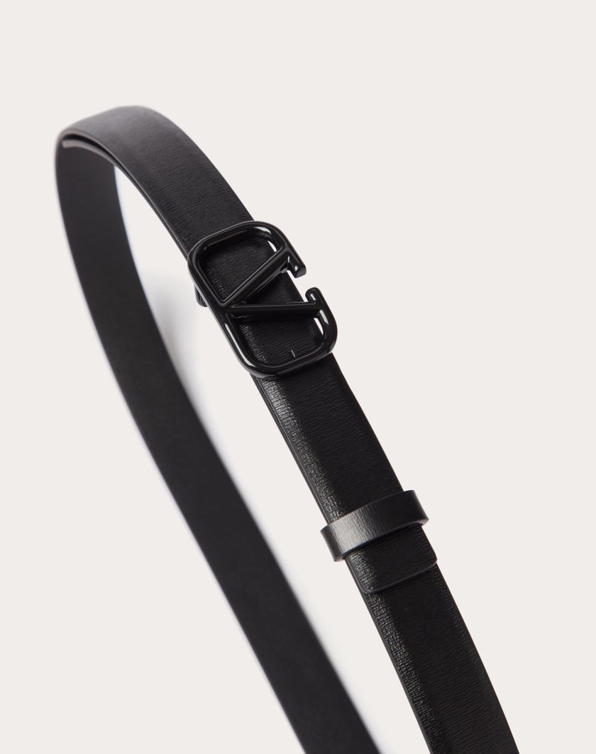 Valentino Handbags Cintura Vlogo Signature In Vitello Lucido 20 Mm per Donna in Nero | Valentino IT Fino al 65% di sconto