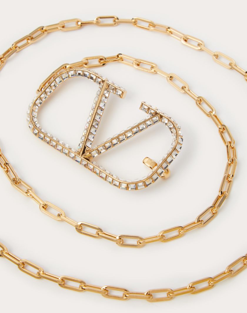 Valentino Handbags Cintura A Catena Vlogo Signature per Donna in Oro | Valentino IT Super sconto