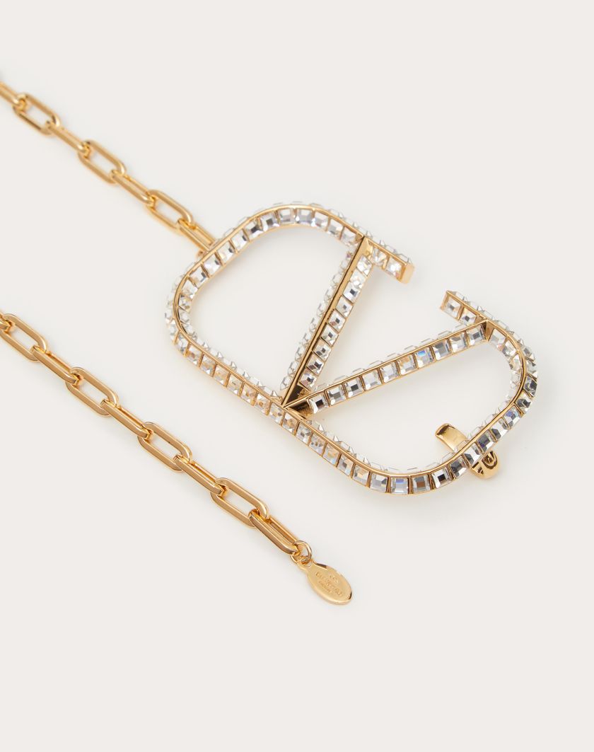 Valentino Handbags Cintura A Catena Vlogo Signature per Donna in Oro | Valentino IT Super sconto