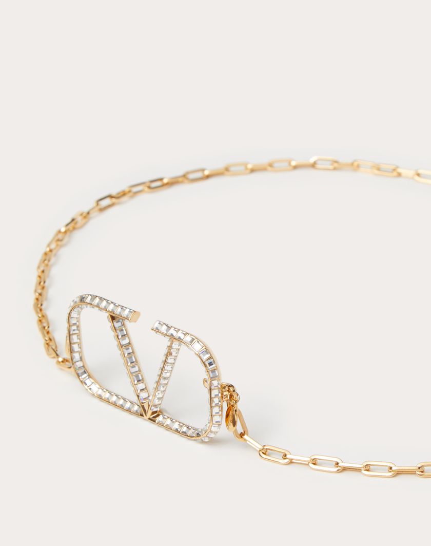 Valentino Handbags Cintura A Catena Vlogo Signature per Donna in Oro | Valentino IT Super sconto