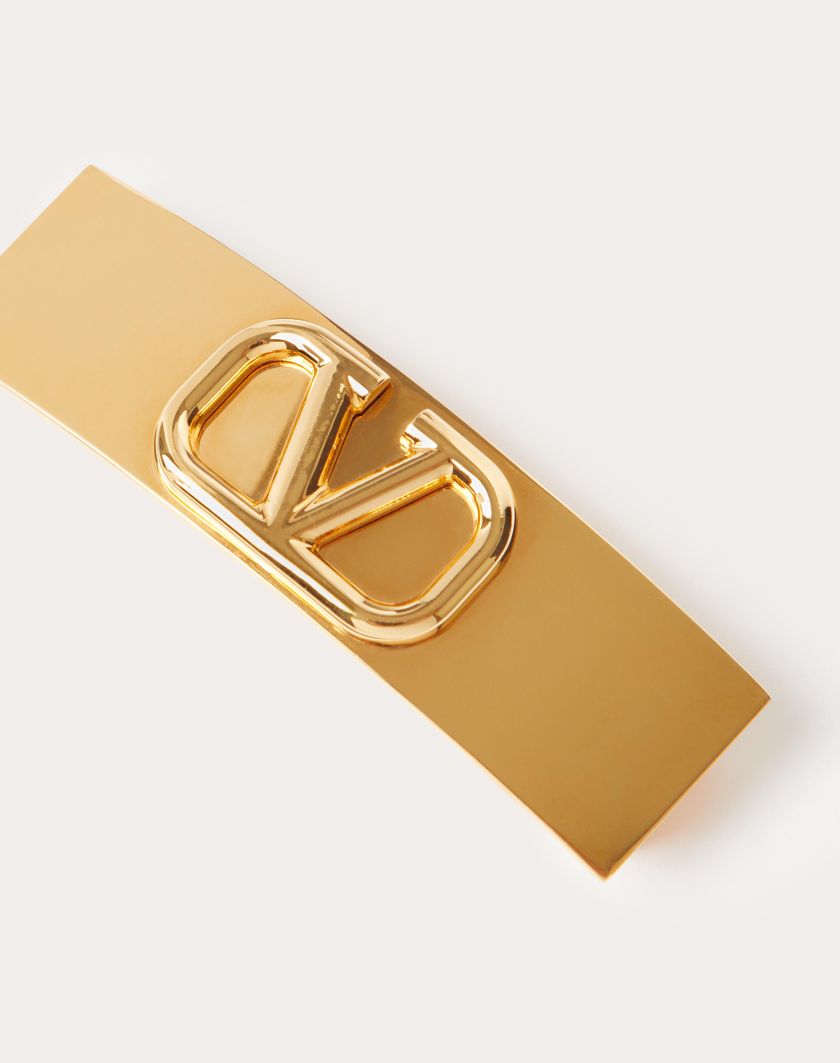 Valentino Handbags Fermaglio Per Capelli Vlogo Signature In Metallo per Donna in Oro | Valentino IT Sconti questo mese