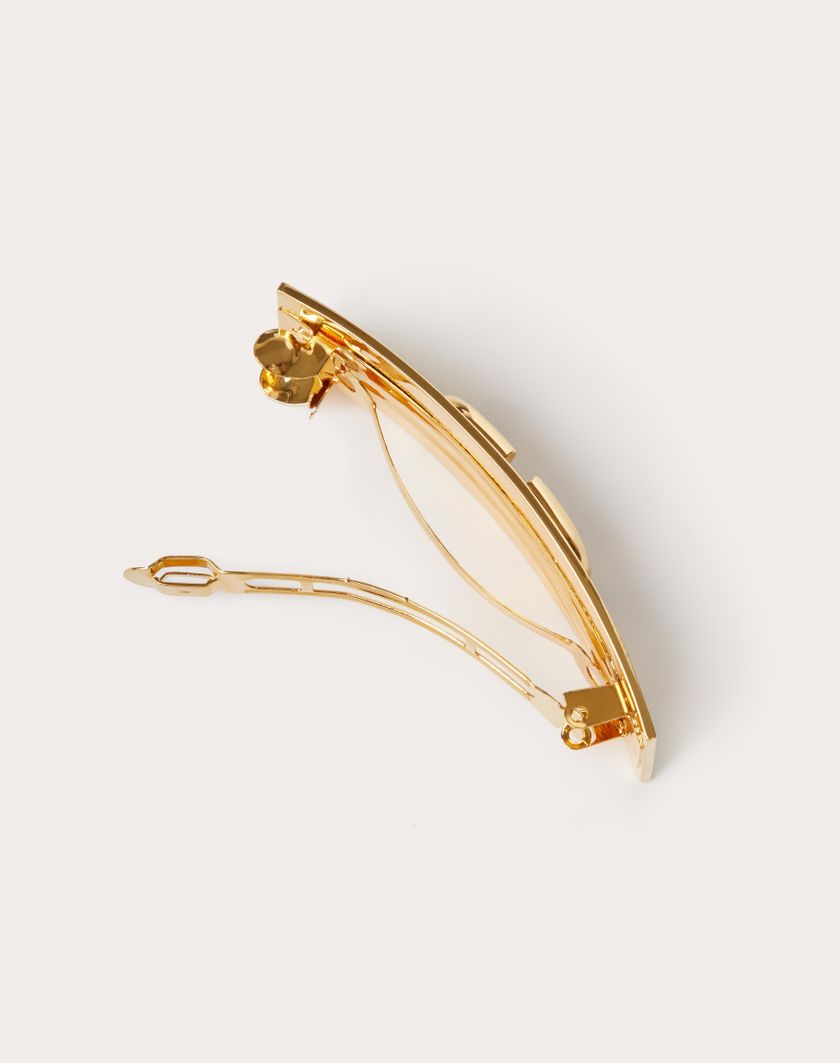 Valentino Handbags Fermaglio Per Capelli Vlogo Signature In Metallo per Donna in Oro | Valentino IT Sconti questo mese