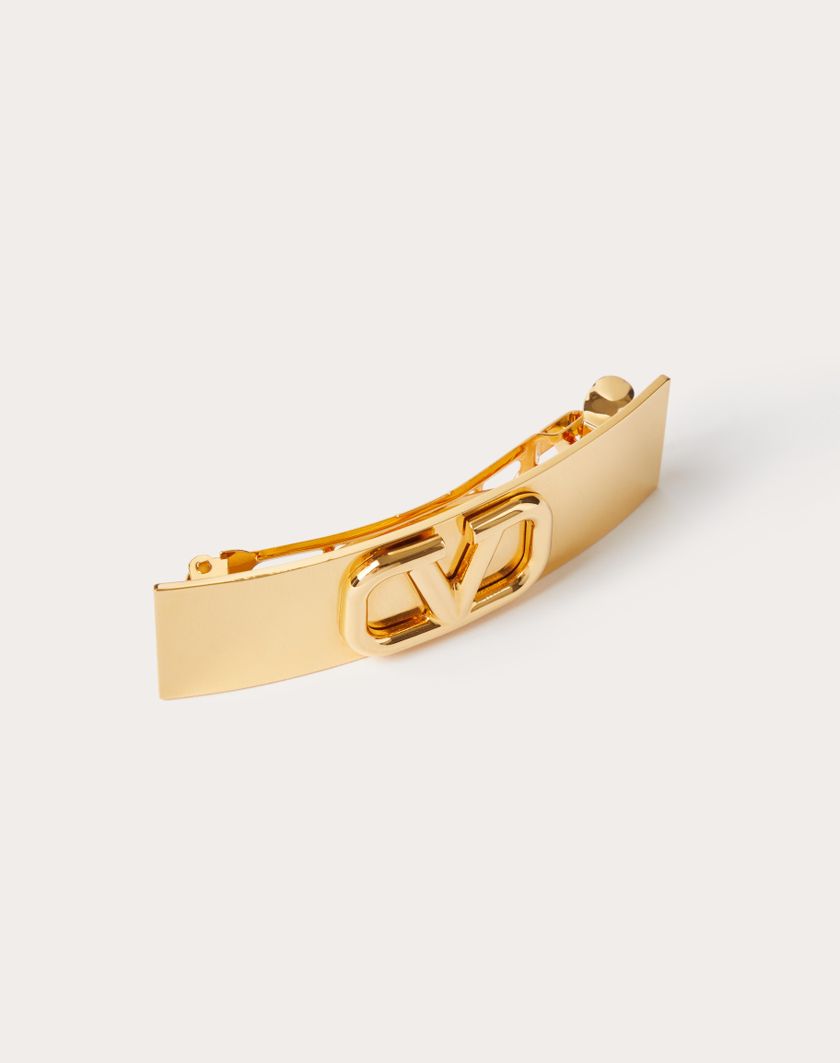 Valentino Handbags Fermaglio Per Capelli Vlogo Signature In Metallo per Donna in Oro | Valentino IT Sconti questo mese