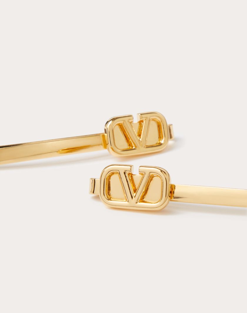 Valentino Handbags Fermagli Per Capelli Vlogo Signature In Metallo per Donna in Oro | Valentino IT 2025