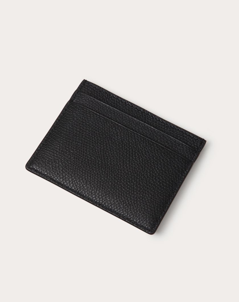 Valentino Handbags Portacarte Vlogo Signature In Vitello Granato per Donna in Nero | Valentino IT Comprare a buon mercato
