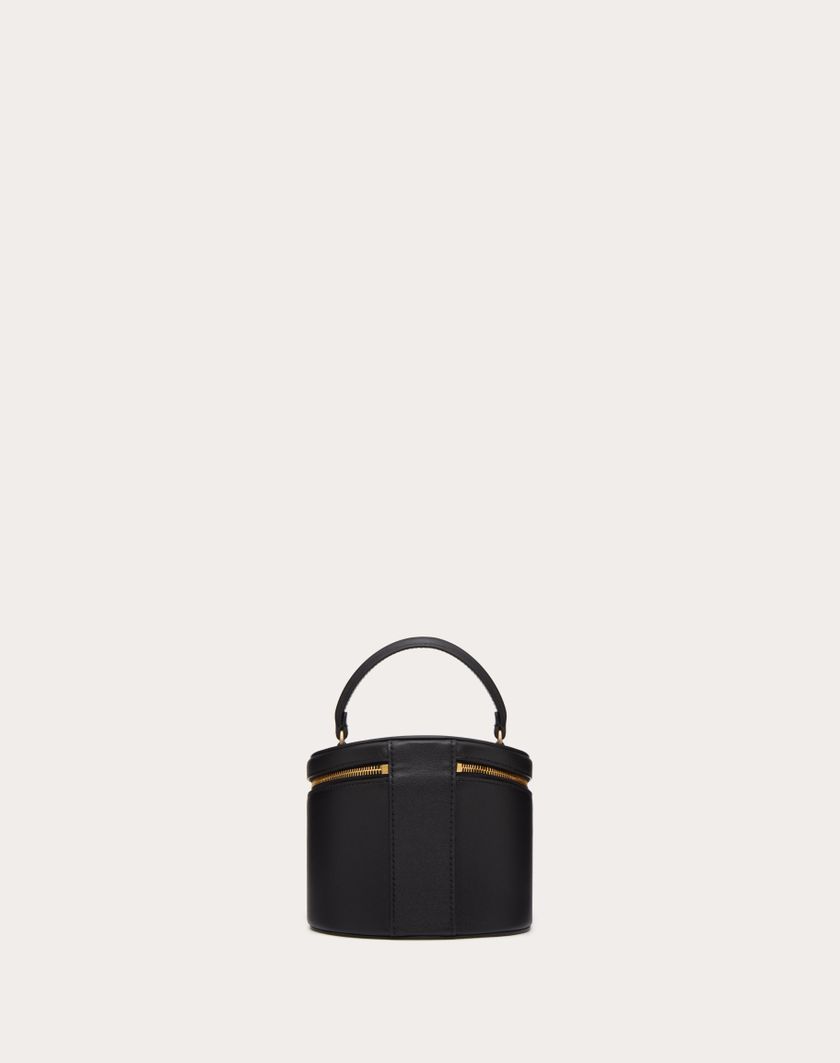 Valentino Handbags Mini Vanity Porta Gioielli Vlogo Signature In Vitello per Donna in Nero | Valentino IT Fornitura limitata