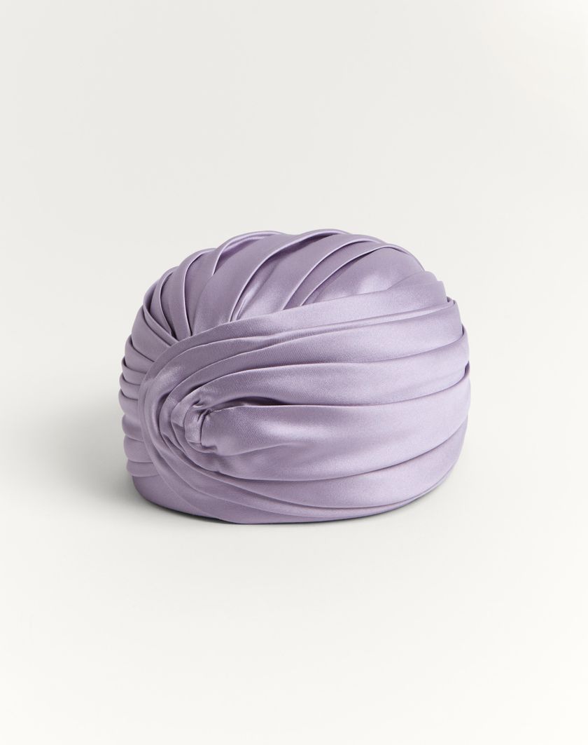 Valentino Handbags Turbante Rigido In Seta per Donna in Blue/oro | Valentino IT Offerta esclusiva