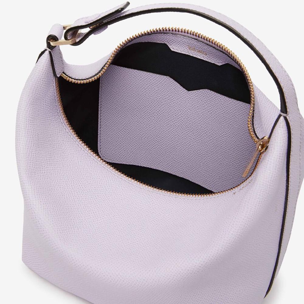 Valextra Borsa da Donna Mochi Mini di Lusso in Pelle Lilla | Valextra Vendite Flash