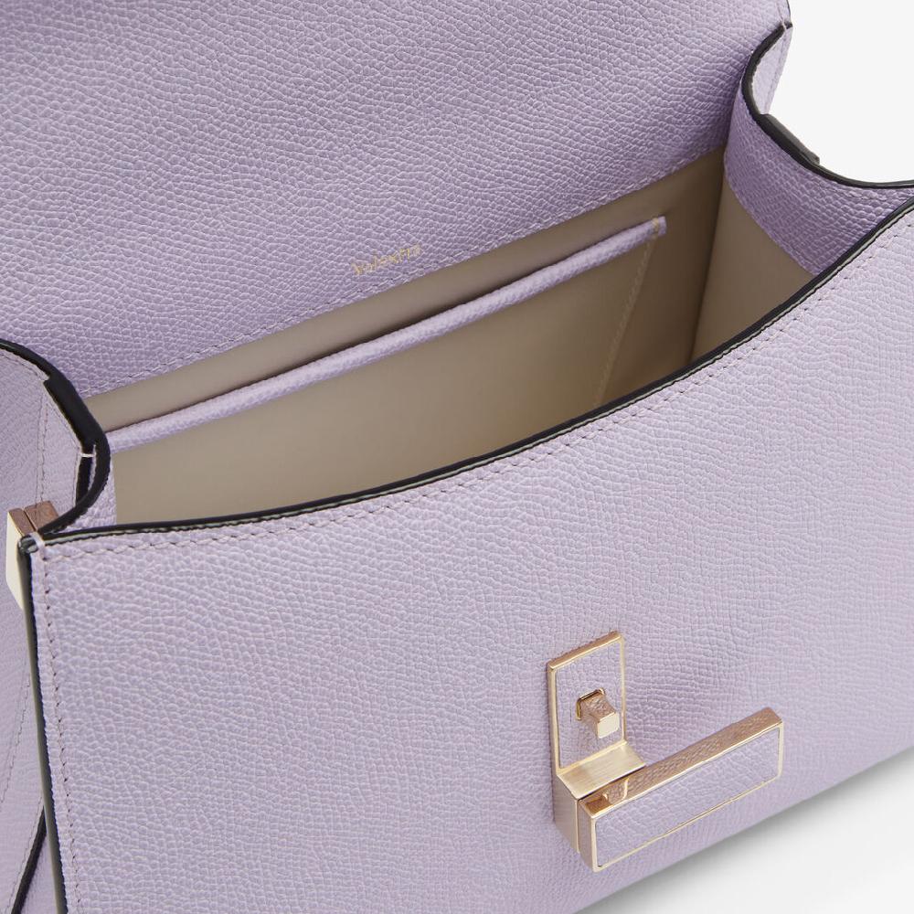 Valextra Borsa a mano Donna Mini di Lusso in Pelle Lilla | Valextra Iside In Saldo