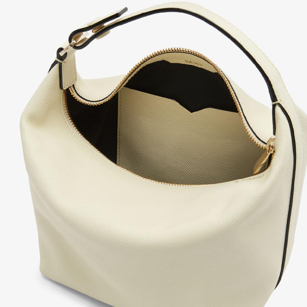Valextra Borsa a mano da Donna Mochi di Lusso in Pelle Bianca | Valextra Italy