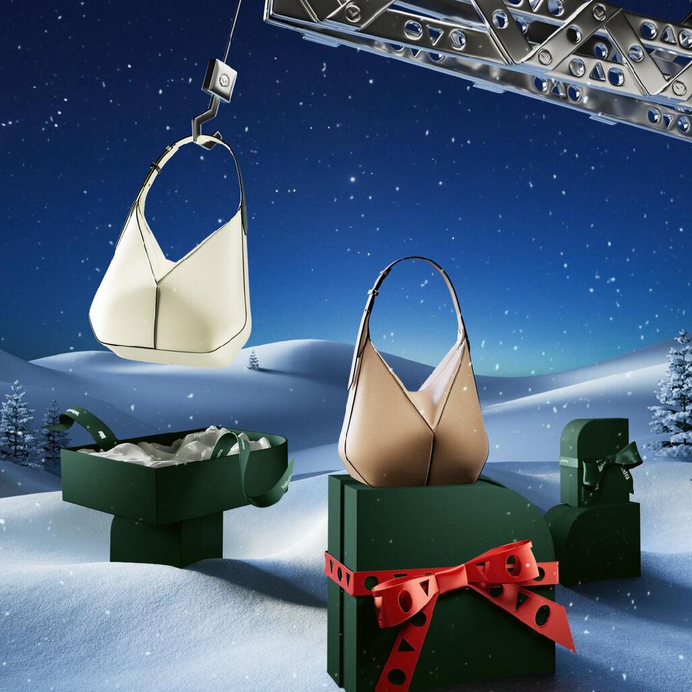 Valextra Borsa hobo da Donna di Lusso in pelle Bianca | Valextra Vivi Nuovo