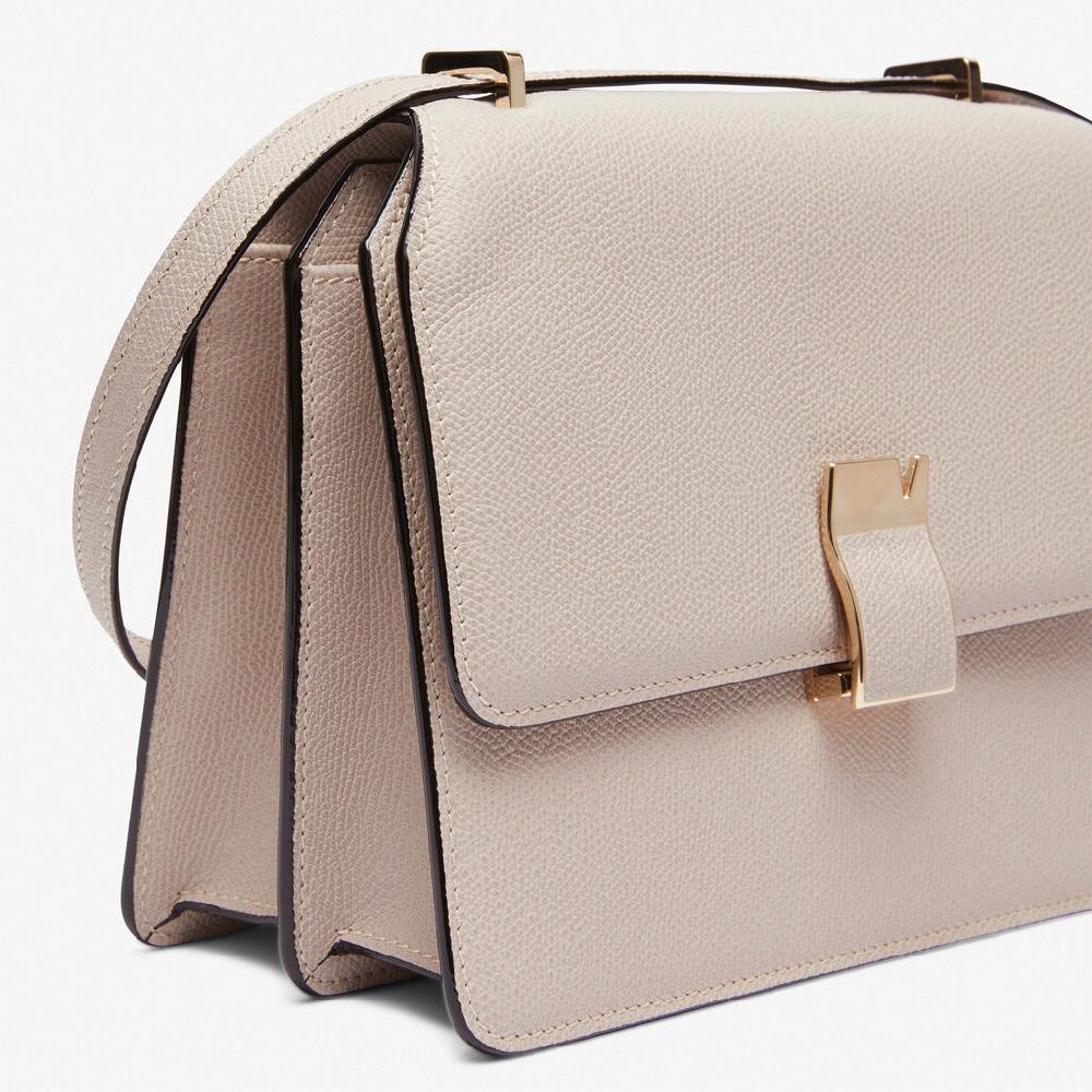 Valextra Borsa a tracolla Media in Pelle Rosa Nude | Valextra NoLo Promozione