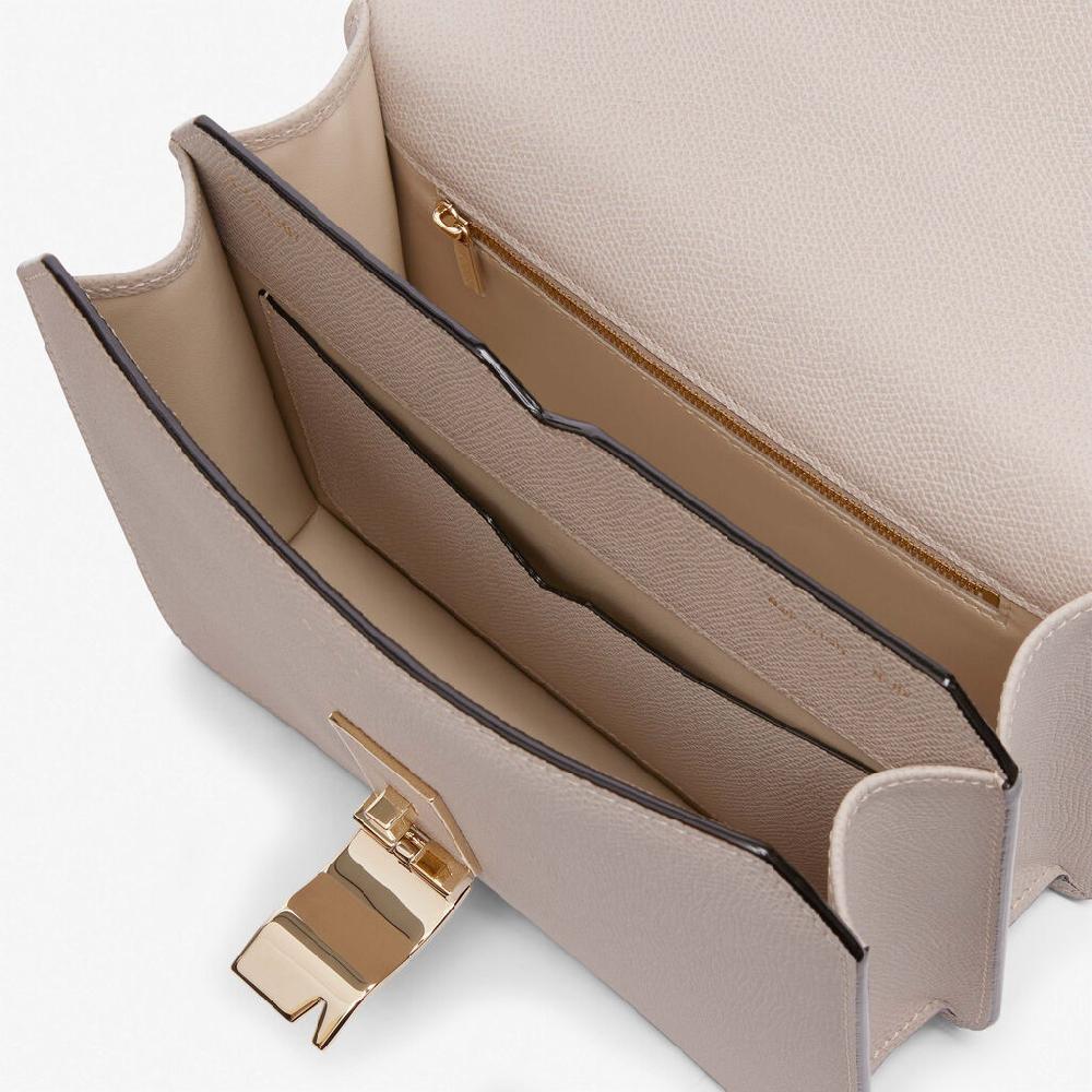 Valextra Borsa a tracolla Media in Pelle Rosa Nude | Valextra NoLo Promozione