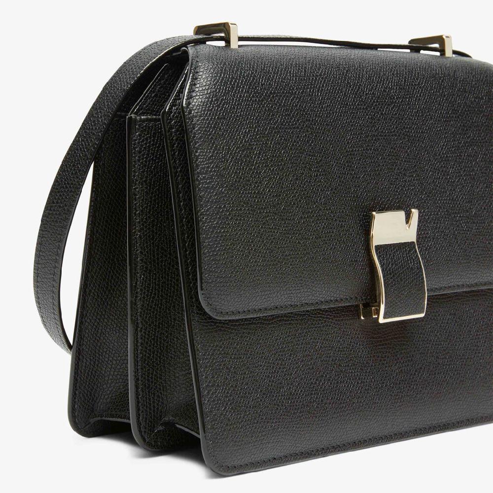 Valextra Borsa a spalla Media in Pelle Nera | Valextra NoLo Pezzi Unici
