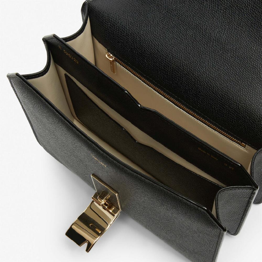 Valextra Borsa a spalla Media in Pelle Nera | Valextra NoLo Pezzi Unici