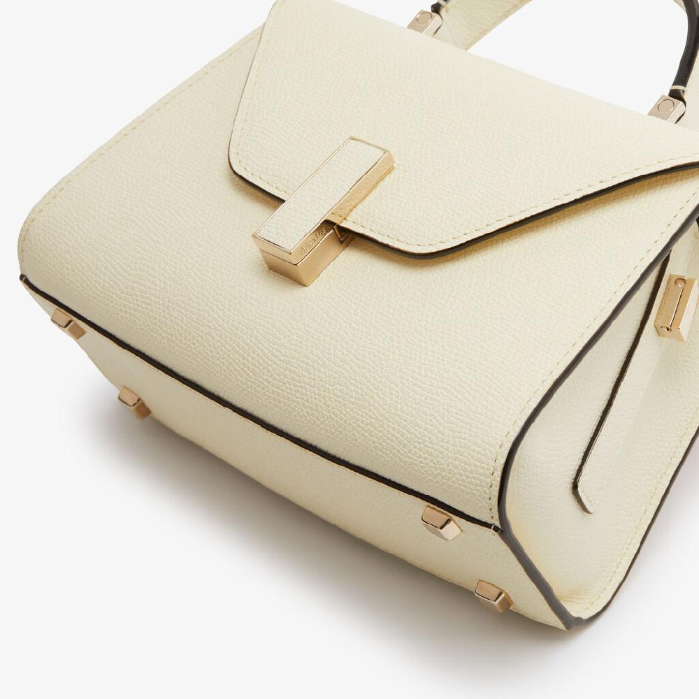 Valextra Borsa a mano Micro in Pelle Bianca | Valextra Iside Soddisfazione Garantita