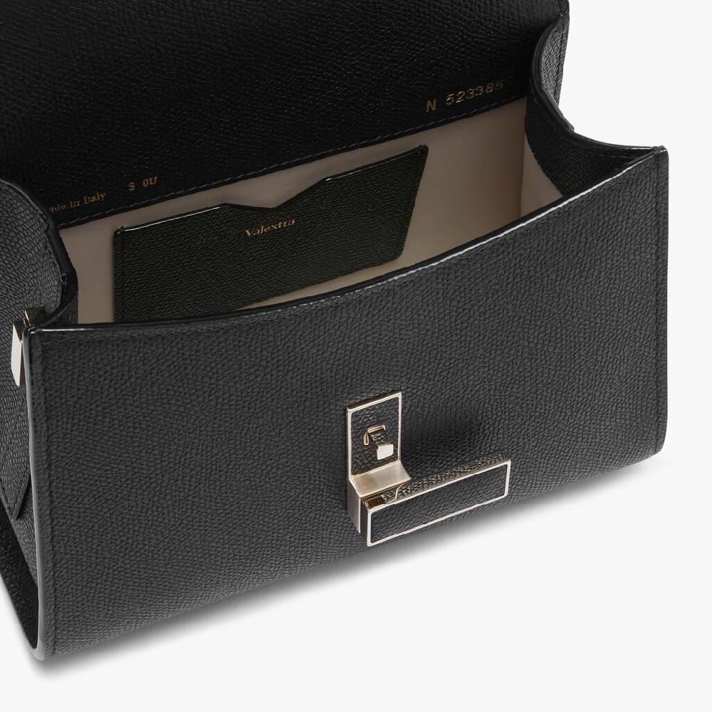 Valextra Borsetta piccola Micro in Pelle Nera | Valextra Iside Acquista Ora