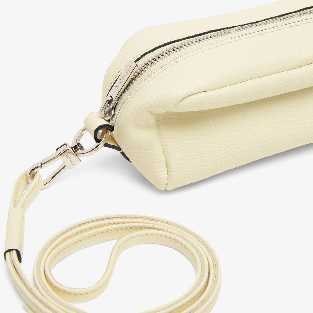 Valextra Micro beauty-case/Micro bag in Pelle Bianca | Valextra 2025