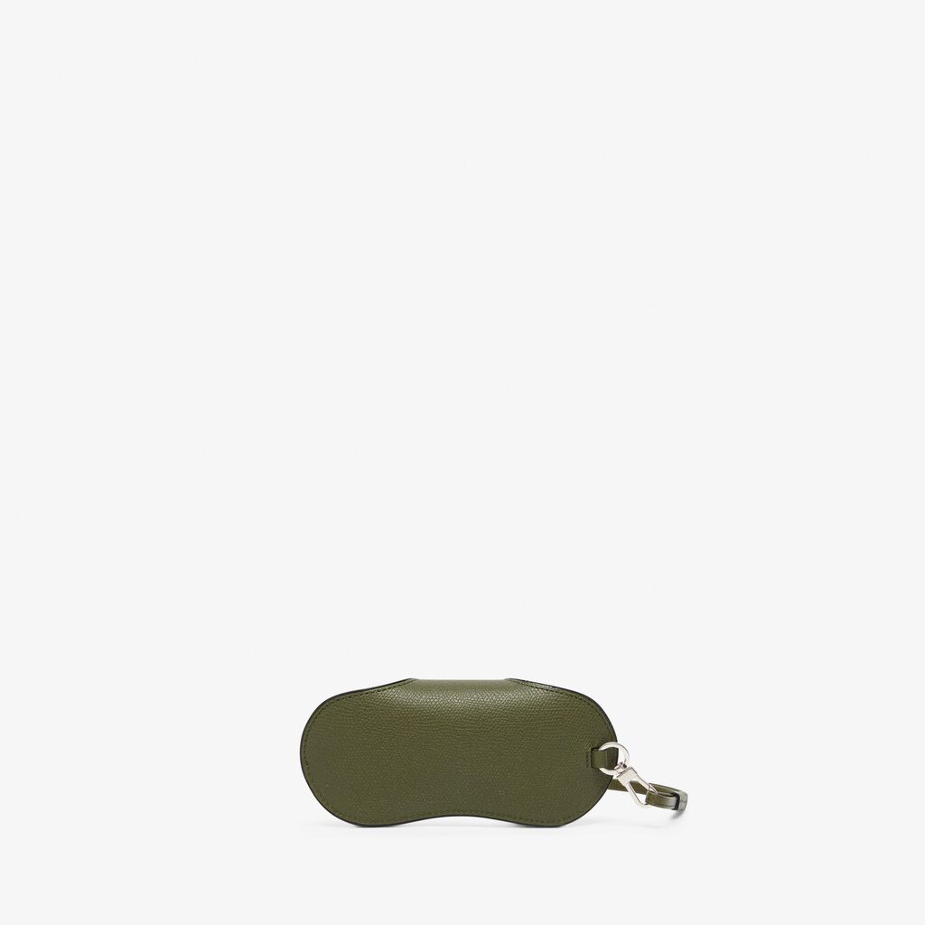 Valextra Custodia occhiali in Pelle Verde Militare | Valextra Promozione Limitata