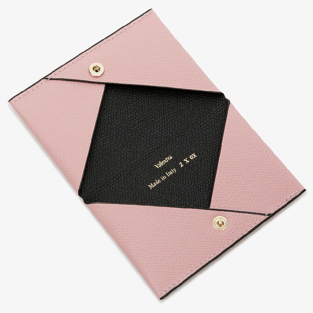 Valextra Porta carte piccolo da Donna in Pelle Rosa | Valextra Shopping Online