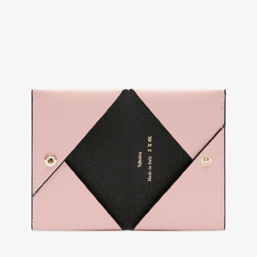 Valextra Porta carte piccolo da Donna in Pelle Rosa | Valextra Shopping Online