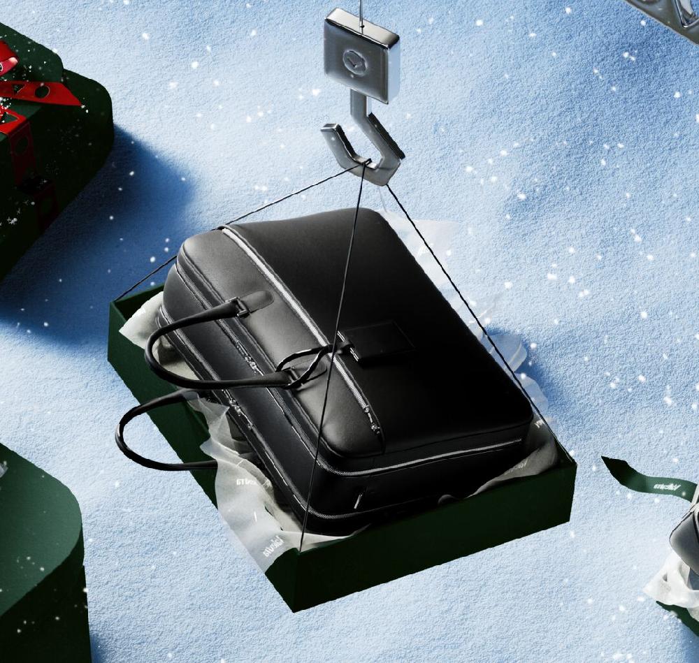 Valextra Valextra Avietta: Borsa business Grande in Pelle Nera Outlet