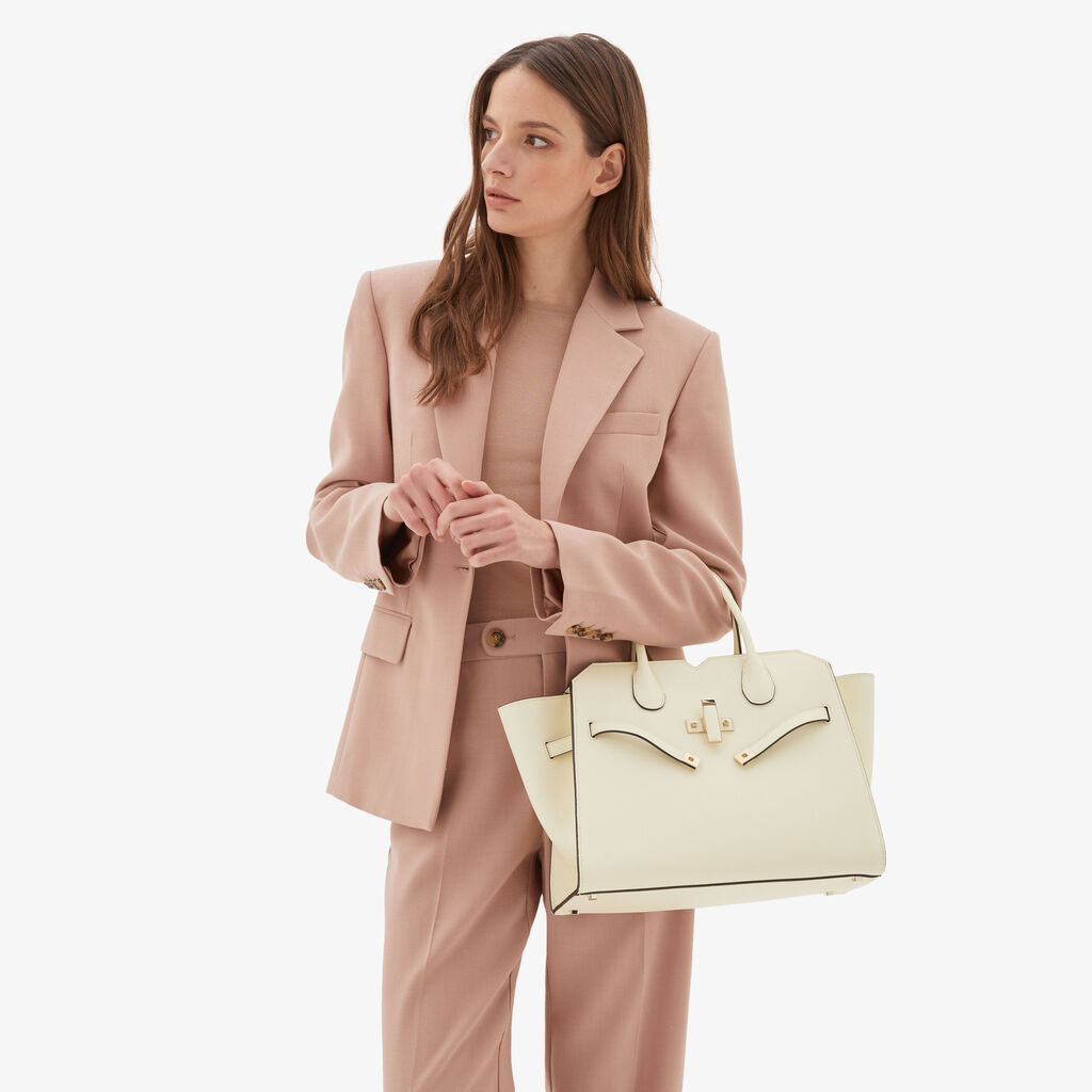 Valextra Borsa a mano da Donna Media Bianca di Lusso | Valextra I Più Venduti