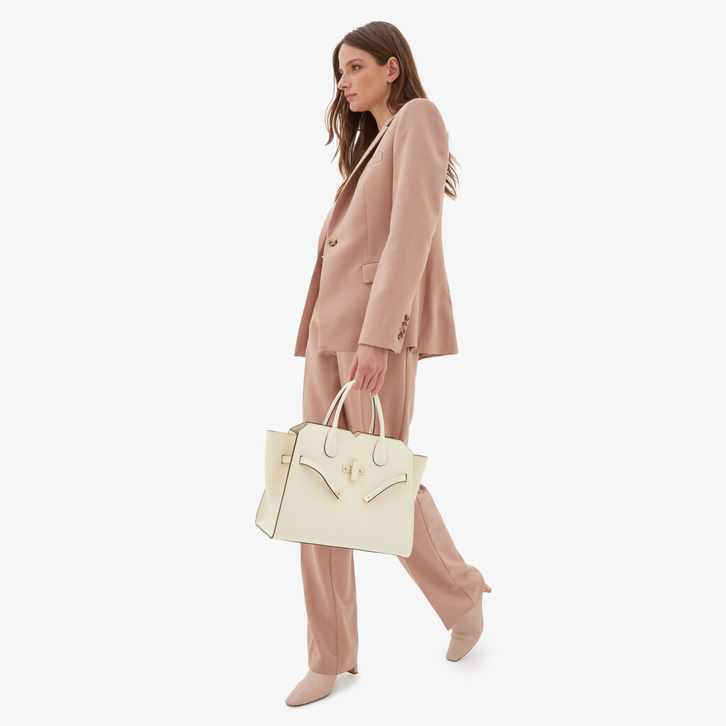 Valextra Borsa a mano da Donna Media Bianca di Lusso | Valextra I Più Venduti