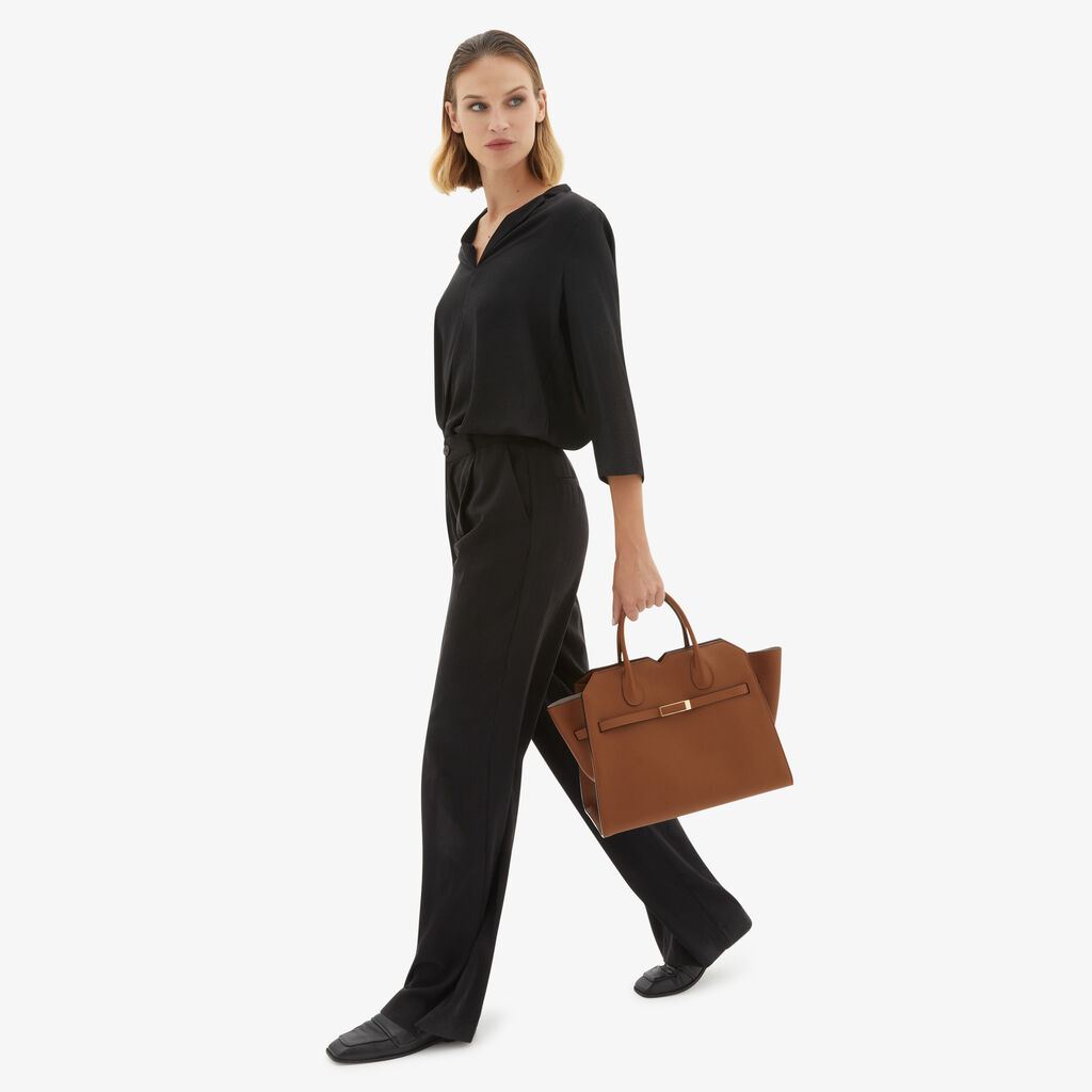 Valextra Borsa a due manici da Donna di Lusso Marrone | Valextra In Saldo