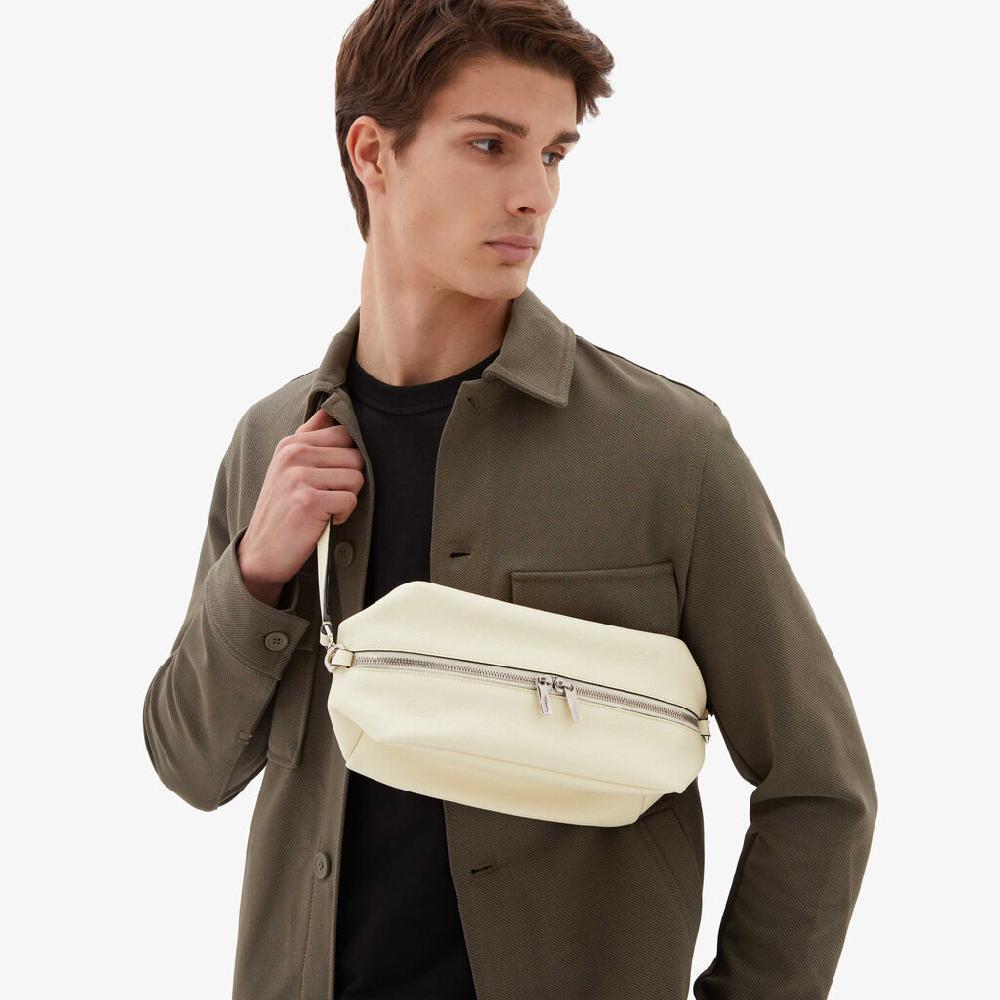 Valextra Borsa Origami da Donna in Pelle Bianca di Lusso | Valextra Prezzo Ridotto