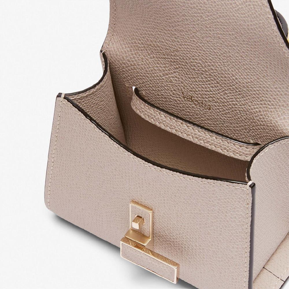 Valextra Borsa da cintura in pelle beige con tracolla | Valextra Iside Nuova