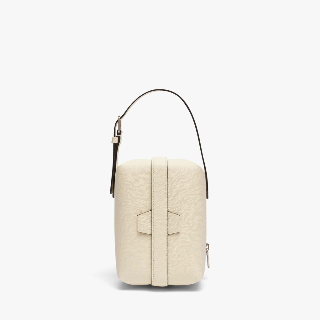 Valextra Borsa a mano Mini in Pelle Bianca | Valextra Tric Trac 2025
