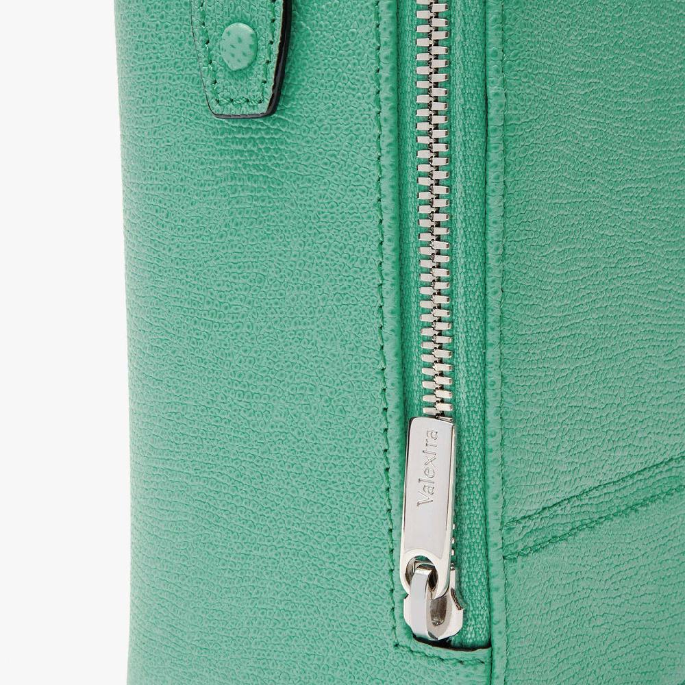 Valextra Borsetta a tracolla Mini in Pelle Verde | Valextra Tric Trac 50% di sconto con spedizione gratuita