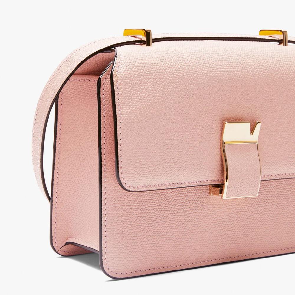Valextra Borsetta a tracolla elegante NoLo in Pelle Rosa | Valextra Qualità