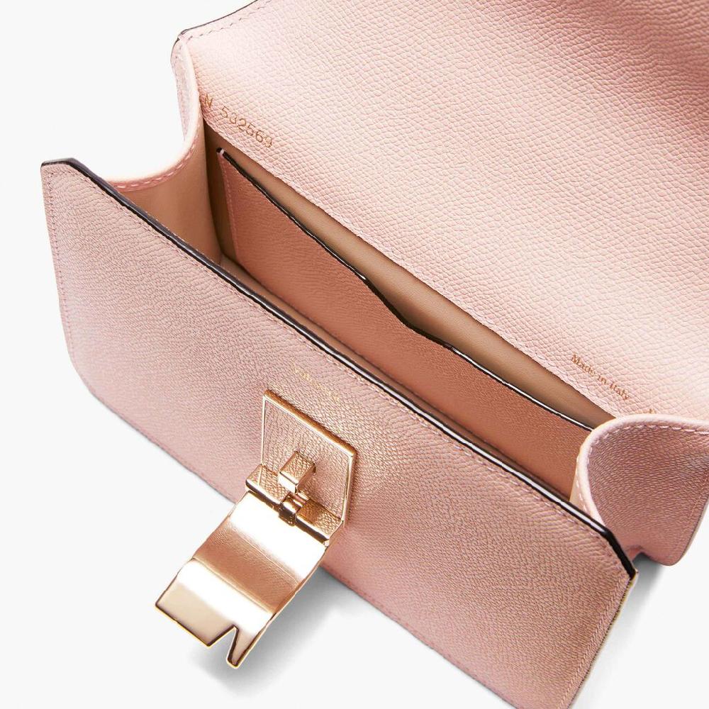 Valextra Borsetta a tracolla elegante NoLo in Pelle Rosa | Valextra Qualità